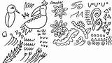 Amate Bark Painting Art Lesson By Demetria Schweizer  TPT sketch template