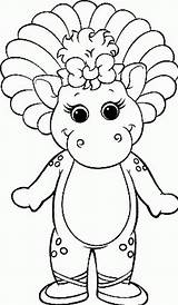 Barney Coloring Pages Printable sketch template