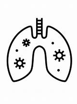 Lung Coloring Pages sketch template
