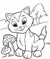 Printable Coloring Pages Kitty sketch template
