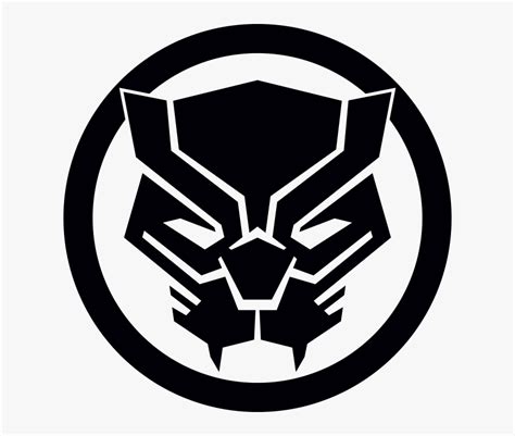 Marvel Black Panther Logo - Black Panther Marvel Symbol, HD Png Download - kindpng