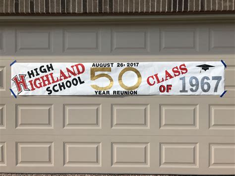 50th Class Reunion Banner - 12' Long