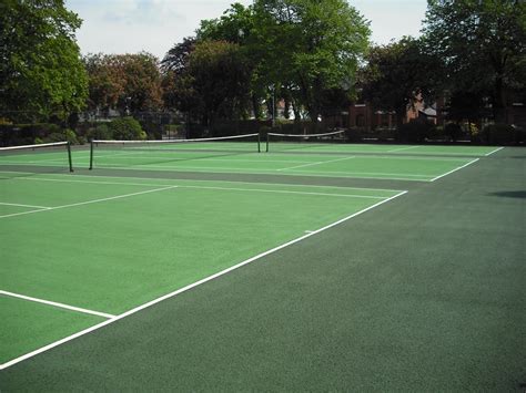 Recreational Coatings Ltd: Tennis Court Colour Change