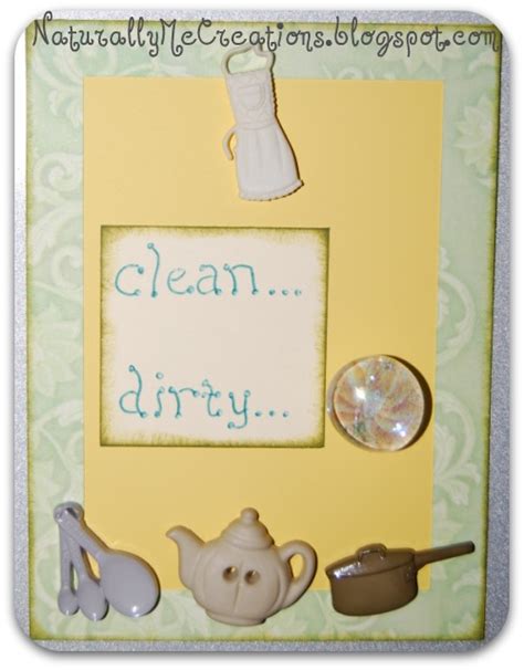 Naturally Me Creations: Dishwasher Sign - Clean or Dirty