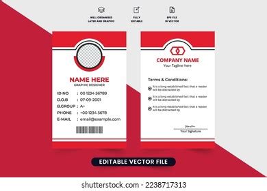 Creative Business Id Card Design Photo Stock Vector (Royalty Free) 2238717313 | Shutterstock