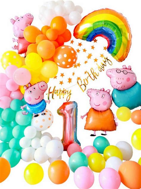 Peppa Pig Theme Birthday Decorations PEPPA PIG Birthday Party - Etsy