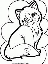 Cute Cat Coloring Pages To Print  Home sketch template