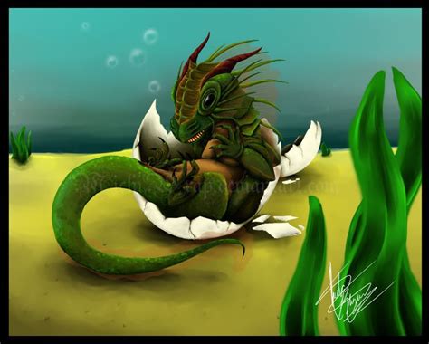 Baby Water Dragon by MichiWrap.deviantart.com on @deviantART | Water dragon, Dragon, Dragon art