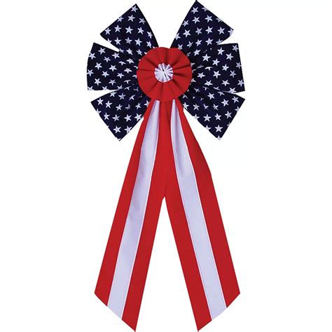 Patriotic American Flag Bow 14in x 28in | Party City