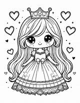 Free Princess Coloring Pages For Kids sketch template