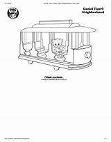 Daniel With Trolley Coloring Page  Kids… PBS KIDS For Parents sketch template