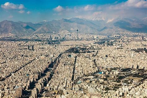 Biggest Cities In Iran - WorldAtlas.com