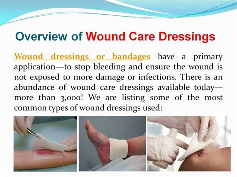 PPT - Get Acquainted with Different Types of Wound Dressings PowerPoint Presentation - ID:7401076