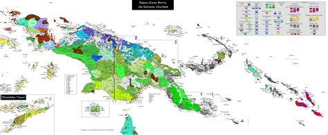 [3887 x 1604] Languages of Western Melanesia, the most linguistically ...