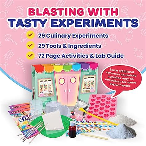 Playz Edible Exploding Candy Making Science Kit for Kids Ages 8-12 ...