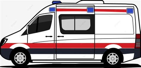 Ambulance Car Design Vector, Ambulance, Transportation, Van PNG and Vector with Transparent ...