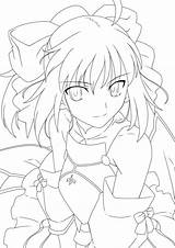 Fate Stay Night Coloring Pages sketch template