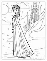 Frozen Coloring Sheets All Characters sketch template