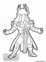 Ice King Skin From Fortnite Season 7 Coloring Page Printable sketch template