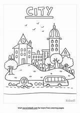 Free City Coloring Page  Printables Kidadl sketch template