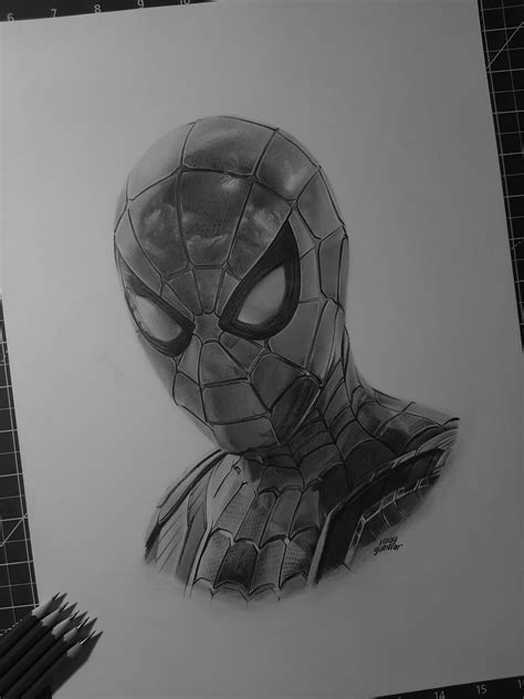 ArtStation - Pencil Drawing of Spider-Man