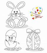 Chick Coloring Easter Page Stock Illustrations – 750  sketch template