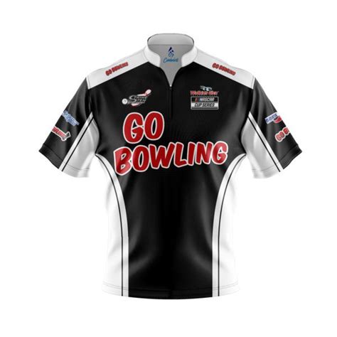 Go Bowling OFFICIAL The Glen 2023 Black Jersey - GoBowling Apparel by Coolwick