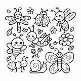 Cute Insect Coloring Pages sketch template