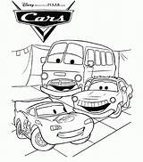 Cars Disney Pixar Coloring Pages sketch template