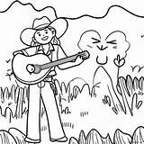 Country Music Festival Coloring Page 59904 47411 sketch template