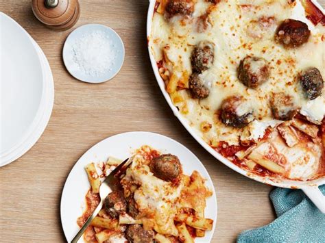 Baked Ziti with Meatballs Recipe | Giada De Laurentiis | Food Network