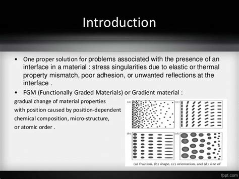 Functionally graded materials (FGM) - an overview