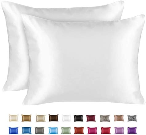 Luxury Satin Pillowcase for Hair and Skin Standard Satin Pillowcase ...