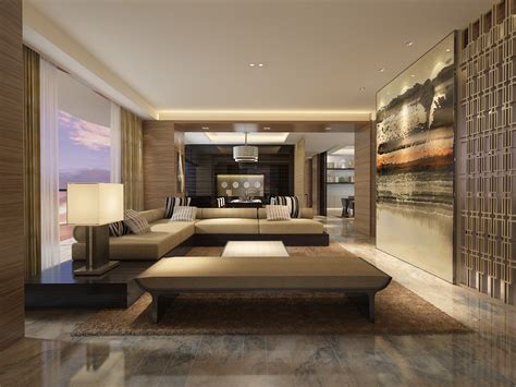 Modern Living Room 3D Model MAX FBX | CGTrader.com