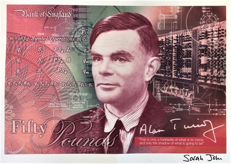 Alan Turing – the face of the new £50 banknote – The Old Shirburnian ...