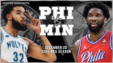 Minnesota Timberwolves vs Philadelphia 76ers Full Game Highlights | Dec ...