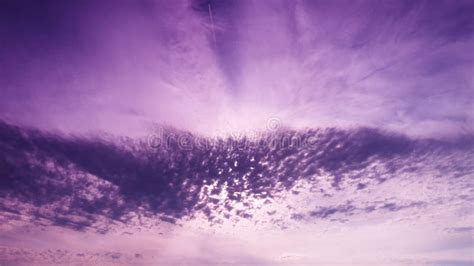 Cirrus Clouds Illuminated by the Sun through Polarizing Sunglasses ...