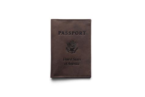 Leather Passport Book Cover In Brown Or Black - Made in the USA | Anson ...