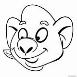Funny Cartoon Nose Coloring Page 37604 29731 sketch template