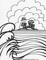Top Hawaiian Beach Coloring Pages Photos  Kids Children And Adult sketch template