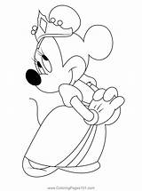 Minnie Mouse Coloring Page For Kids  Free Printable sketch template