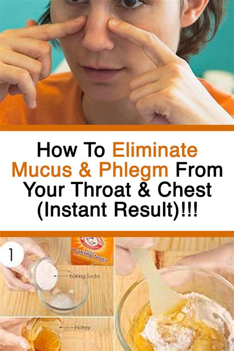 How To Eliminate Mucus & Phlegm From Your Throat & Chest (Instant ...