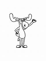 Moose coloring pages sketch template