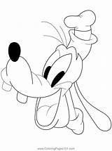 Goofy Face Coloring Page For Kids  Free Printable Pages sketch template