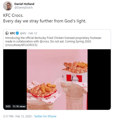 God's light | KFC Crocs | Know Your Meme