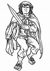 Bard The Hobbit Coloring Pages sketch template