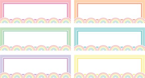 Pastel Pop Rainbow Labels Magnetic Accents - TCR77057 | Teacher Created Resources