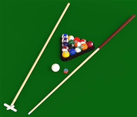 Billiard Equipment 3D model | CGTrader