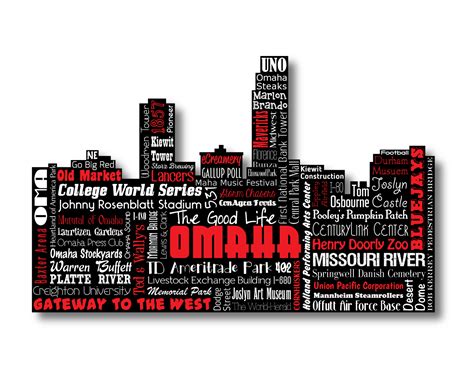 Omaha Skyline Silhouette at GetDrawings | Free download