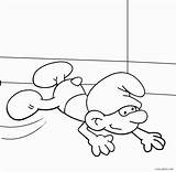 Clumsy Smurf Coloring Pages  Team sketch template